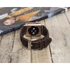 Apple Watch Uyumlu Deri Kordon 42-44-45mm NM4-AS3 Kahve