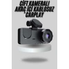 Araç İçi Dikiz Kamerası Sürüş Kaydedici 3 Lensli DVR Kamera