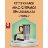 Araç İçi Isıtıcı Termos Bardak Paslanmaz Çelik