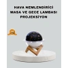 Aromaterapili USB Hava Nemlendirici – Projeksiyon Işıklı, Sessiz ve Şık Tasarım