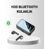 Ayna Ekranlı Bluetooth 5.1 Kablosuz Kulaklık – 3500 mAh Şarj Kutusu, Suya Dayanıklı