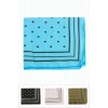 Benekli Desenli Keten Bandana 50*50