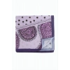 Benekli Desenli Zr Şifon Fular 50*50 cm