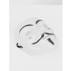 Beyaz Renk Pembe Yanaklı İthal V For Vendetta Maskesi Bx40