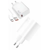 Beyaz Ultra Plus Hızlı Şarj Seti Şarj Adaptörü ve Kablosu 67W