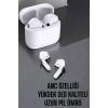 Beyaz Yeni Nesil Pro Bluetooth Kulaklık Yüksek Ses Kaliteli ANC Özelliği