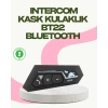 Bluetooth 5.0 EDR Kask Kulaklık Yüksek Ses Kalitesi ve Gürültü Önleme