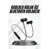 Bluetooth Bağlantılı Kablolu Mıknatıslı Sport Kulaklık