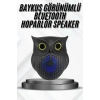 Bluetooth Hoparlör TWS Kablosuz RGB Işıklı Dekoratif Taşınabilir Baykuş