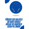 Bluetooth Kulaklık 120 Saat Kullanım Süresi Boyun Askılı Bluetooth Kablosuz Kulaklık