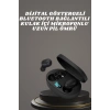 Bluetooth Kulaklık TWS Yüksek Ses Kaliteli Kesintisiz Dijital Göstergeli Kulaklık