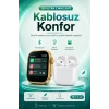 Bluetooth Uyumlu Akıllı Saat Ve Kablosuz Kulaklık Günlük Kullanıma Uygun Set