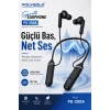 Bluetooth Uyumlu Spor Kulaklık Uzun Pil Ömürlü Boyun Askılı Stereo Sesli