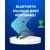 Boyun Askılı Kablosuz Bluetooth Kulaklık – Aktif Gürültü Önleme, LCD Ekranlı