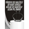 Boyun Bantlı Kulak İçi Kablolu Yüksek Ses Kaliteli Bluetooth Kulaklık