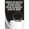 Boyun Bantlı Kulak İçi Kablolu Yüksek Ses Kaliteli Bluetooth Kulaklık