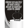 Boyun Bantlı Kulak İçi Kablolu Yüksek Ses Kaliteli Bluetooth Kulaklık
