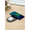 BUFFER® 2si 1arada Kablosuz Saat,Kulaklık ve Telefon Hızlı Şarj Etme Aparatı