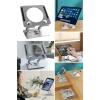 BUFFER® 360 Derece Dönebilen Yükseltilmiş Masaüstü Ayarlanabilir  Metal Tablet Standı