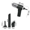 Buffer 3in1 Araç İçi Kablosuz Şarjlı Mini El Süpürgesi Vakum ve Üfleme