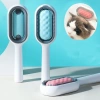 BUFFER® Evcil Hayvanlar İçin Çift Taraflı Pet Fırçası Nemli Tüy Tarama Tarağı