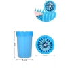 BUFFER® Silikon Jel Fırçalı Kedi Köpek Pati Ayak Yıkama Temizleme Kovası (Küçük)