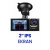 C309 Tipi 3 Kameralı LCD Ekran Araç Kamerası Hareket Sensörlü Gece Görüşlü G Sensörlü