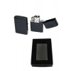 Çakmak Parlak Siyah Zippo Benzinli Çakmak Cep Boy Doldurulabilir