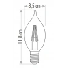 CATA CT 4062 4W Led Flament Ampul 3200K Günışığı E14 Duy