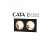 CATA CT 5056 Jaguar Siyah Bakır İkili Spot Kasası