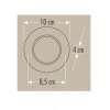 CATA CT 5257 Beyaz Kasa Zebra Led Spot 6W 3 Renkli