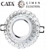 CATA CT 6594 Sümbül Cam Spot Kasası Led Çerçeveli Günışığı - Priz ve Anahtar İçin Uyumlu Çerçeve