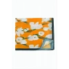 Çiçek Desenli Zr Şifon Fular 50*50 cm
