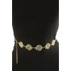 Çiçek Metal Zincir Kemer