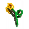 Çiçek Tüylü Mandal Toka 11 cm
