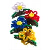 Çiçek Tüylü Mandal Toka 11 cm