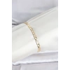 CM 14K Gold Renk Halka Zincir Model Kadın Bileklik