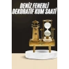Dekoratif Kum Saati Deniz Feneri Retro Masa Hediyeli Eşya