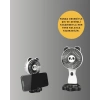 Dekoratif Panda Tasarımlı Küçük Boy Fan