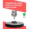 Dekoratif Tasarımlı USB Şarjlı El Vantilatörü