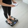 Dijital Baskül Yağ Ölçer Fonksiyonlu Akıllı Baskül Bluetooth Bağlantılı Tartı (5047)