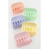Düz Renkli Mandal Toka 6 cm