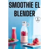 El Blender Bardak Blender Şarjlı Taşınabilir Meyve Sıkcağı Smoothie