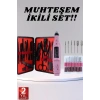 Elektrikli Manikür Pedikür Seti İkili Set 17 Parça Tırnak Bakımı Nasır Temizleme Tırnak Şekillendirme