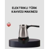 Elektrikli Türk Kahvesi Cezvesi 800W Kablosuz Döner Tabanlı