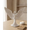 Estetik Melek Kadın Figürlü 3D Dekoratif Biblo Modern Salon Dekoru