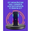 Ev ve Dış Mekan Kullanımına Uygun RGB Işıklı Hoparlör