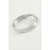 Ezme Noktalı Halka Küpe 5 cm