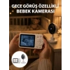 Gece Görüşlü Kablosuz Bebek Monitörü Ağlama ve Hareket Algılama