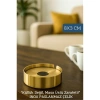 Gold Inox 1 MM Scotch Çelik Küllük – 8 cm x 3 cm | Modern, Hijyenik ve Dayanıklı Tasarım